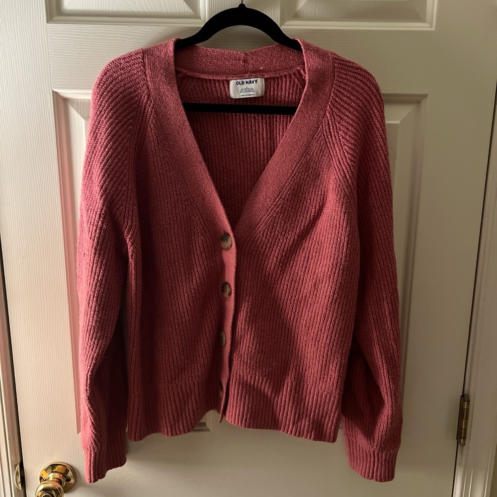 Old Navy Women's Rose Cardigan Sweater